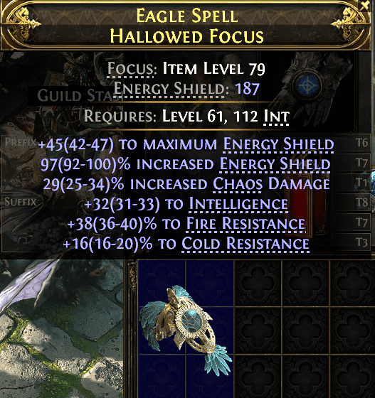 Eagle Spell Hallowed Focus#371972