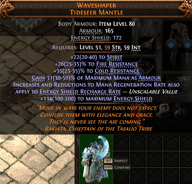 Waveshaperuvauauwau Tideseer Mantle#700687