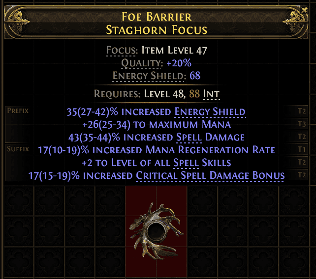 Foe Barrier Staghorn Focus#835394