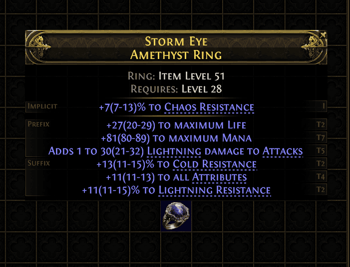 Storm Eye Amethyst Ring#925039