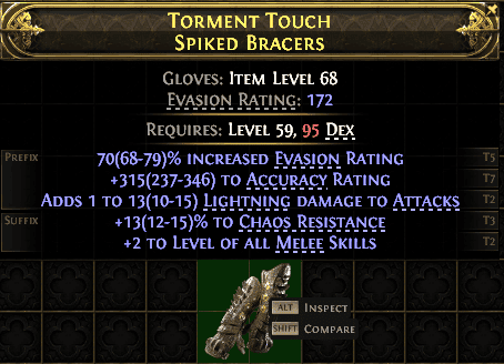 Torment Touch Spiked Bracers#959918
