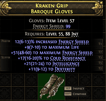 Kraken Grip Baroque Gloves#518553