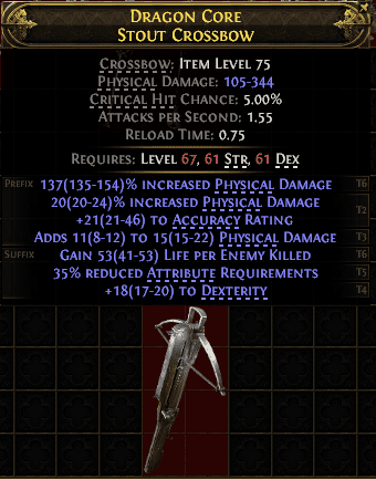 Dragon Core Stout Crossbow#454645