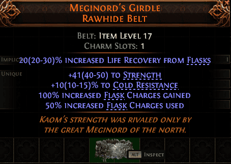 Meginord'S Girdle Rawhide Belt#667561