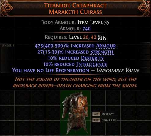 Titanrot Cataphract Maraketh Cuirass#903301