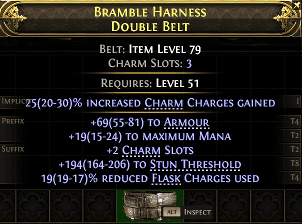 Bramble Harness Double Belt#641537