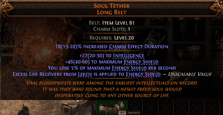 Soul Tether Long Belt#624531