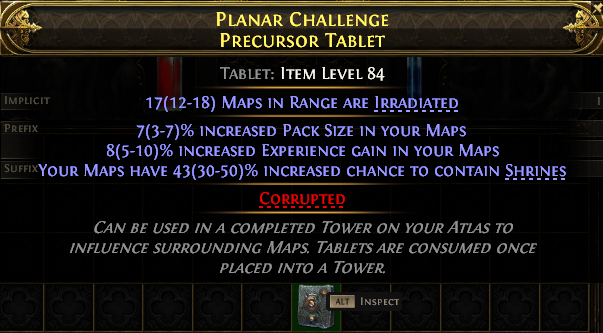 Planar Challenge Precursor Tablet#838826