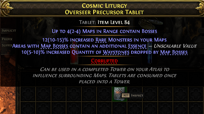 Cosmic Liturgy Overseer Precursor Tablet#92650