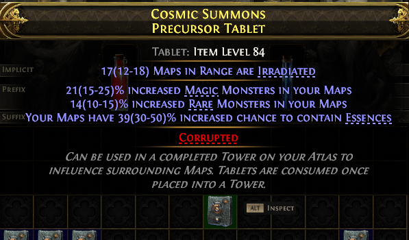 Cosmic Summons Precursor Tablet#626373