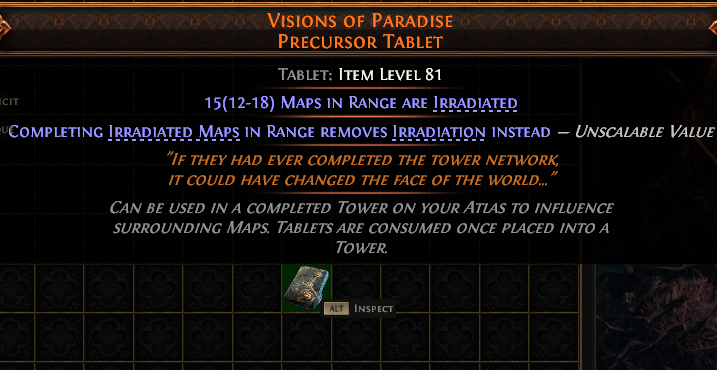Visions Of Paradise Precursor Tablet#551109