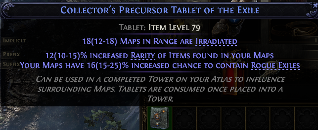Collector'S Precursor Tablet Of The Exile#353087