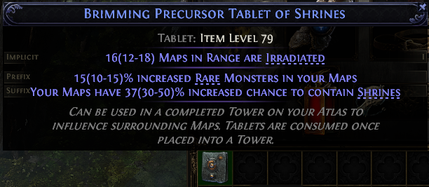 Brimming Precursor Tablet Of Shrines#336434