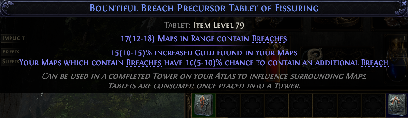 Bountiful Breach Precursor Tablet Of Fissuring#356538