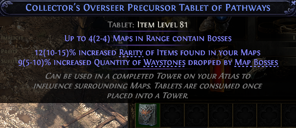 Collector'S Overseer Precursor Tablet Of Pathways#646250