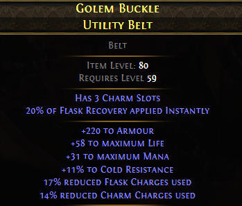 Golem Buckle Utility Belt