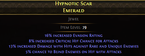 Hypnotic Scar Emerald