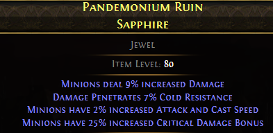 Pandemonium Ruin Sapphire