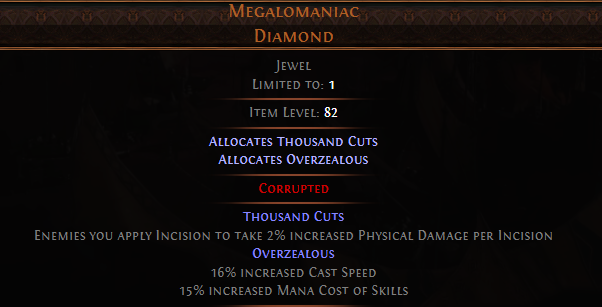 Megalomaniac Diamond
