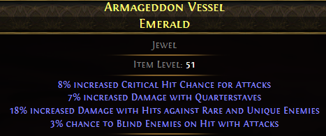 Armageddon Vessel Emerald