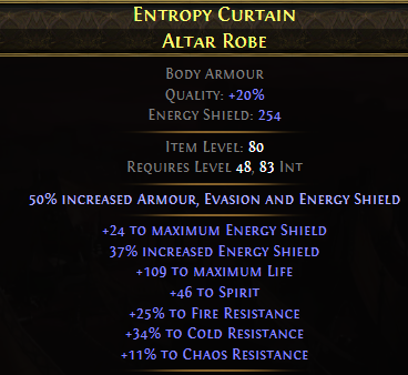 Entropy Curtain Altar Robe