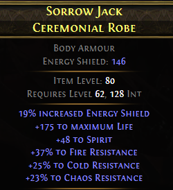 Sorrow Jack Ceremonial Robe