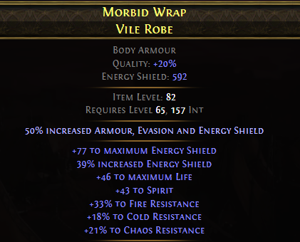 Morbid Wrap Vile Robe