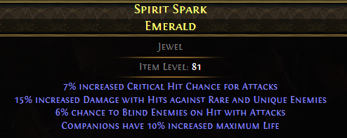 Spirit Spark Emerald