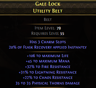 Gale Lock Utility Belt