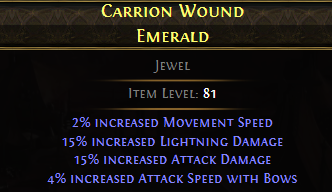 Carrion Wound Emerald