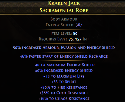 Kraken Jack Sacramental Robe