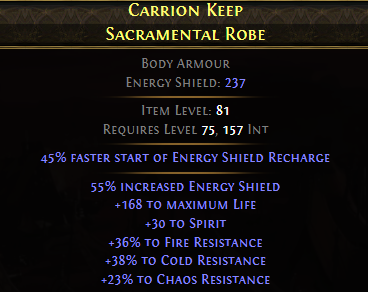 Carrion Keep Sacramental Robe