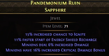 Pandemonium Ruin Sapphire