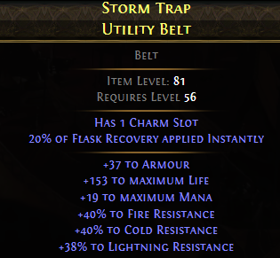 Storm Trap Utility Belt