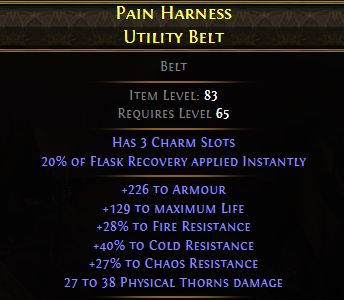 Pain Harness Utility Belt
