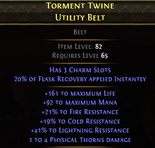 Torment Twine Utility Belt