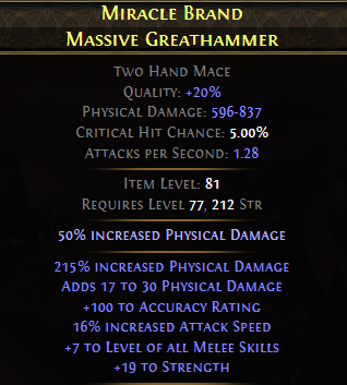 Miracle Brand Massive Greathammer