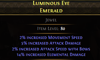 Luminous Eye Emerald