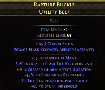 Rapture Buckle Utility Belt