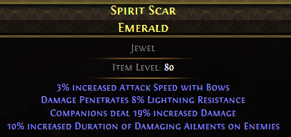 Spirit Scar Emerald