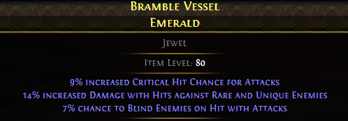 Bramble Vessel Emerald