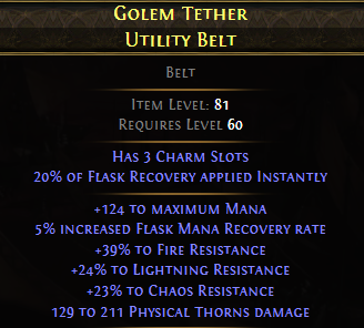 Golem Tether Utility Belt