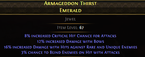 Armageddon Thirst Emerald