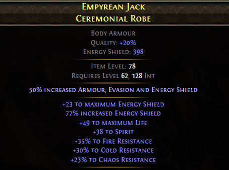 Empyrean Jack Ceremonial Robe
