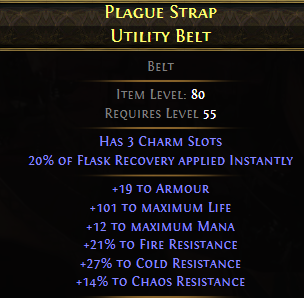 Plague Strap Utility Belt