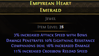 Empyrean Heart Emerald
