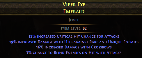 Viper Eye Emerald