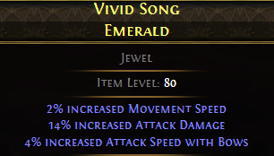 Vivid Song Emerald
