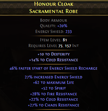 Honour Cloak Sacramental Robe