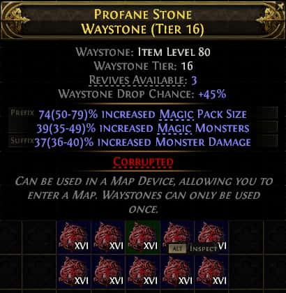 RARE WAYSTONES TIER16 ：X10 #6254825